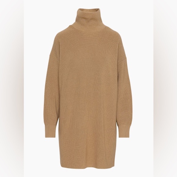 Babaton Aritzia Maclean sweater dress.  Size M.  Like new.  Camel color. - Picture 6 of 6